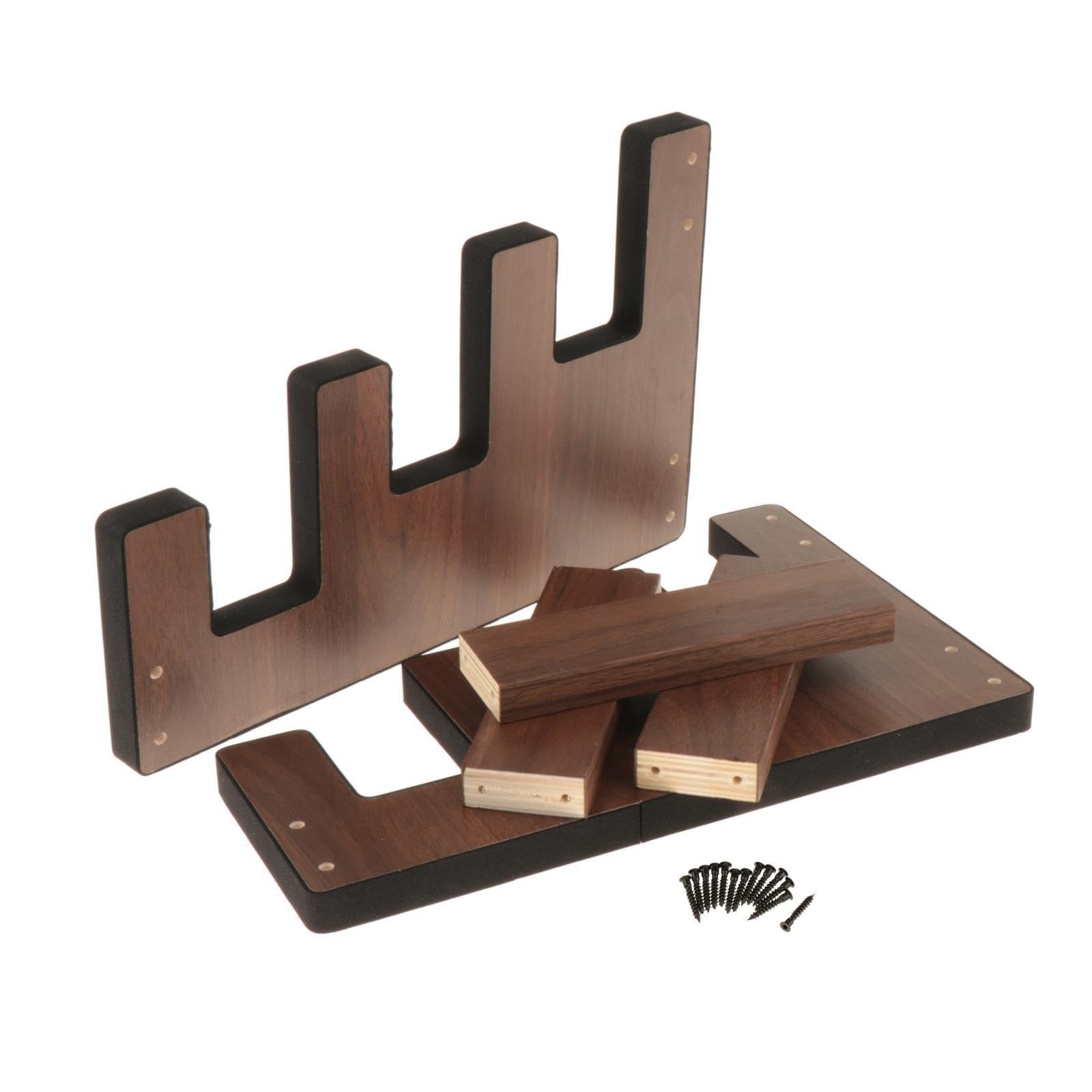 supporto chitarra Guitar Stand Multiple Holder Wooden | Bamboo Tiered Rack For Acoustic Electric Bass Guitar Home Studio