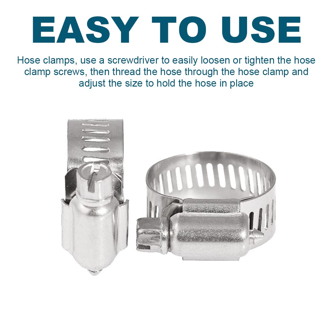 Kit Morsetti Per Stivali CV - 10 Pezzi In Acciaio Inox Per Giunti Omocinetici Auto - Foto 8