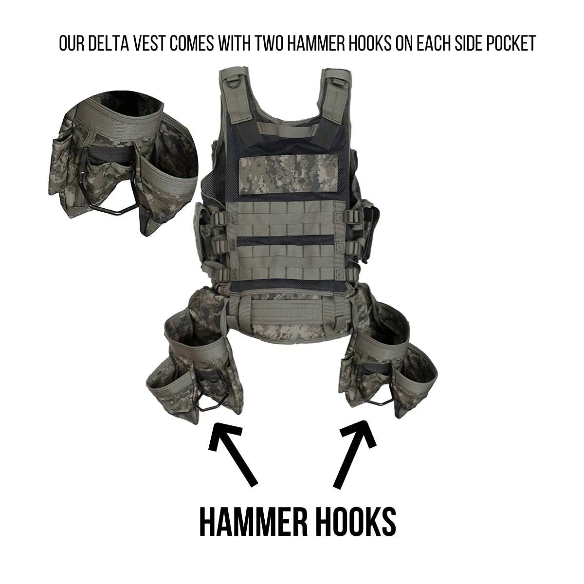 Spec Ops Tool Gear SF18 DELTA Tactical Vest Tool Belt with Medium