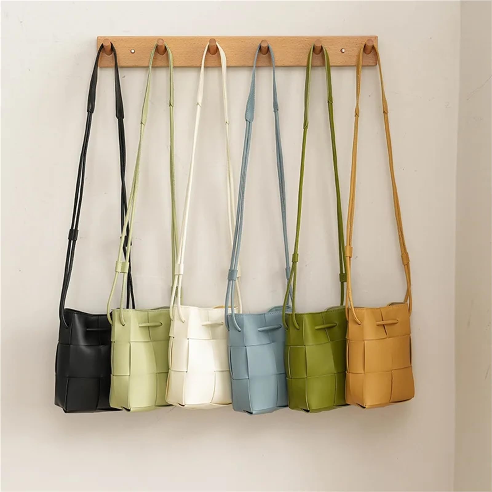 Bolso Cruzado De Cuero For Mujer, Bolsos De Mano For Mujer, Bolsos De Hombro De Gran Capacidad, Bolsos Cruzados For Mujer Adecuado para Viajar, Fiesta, Trabajo(Yellow)