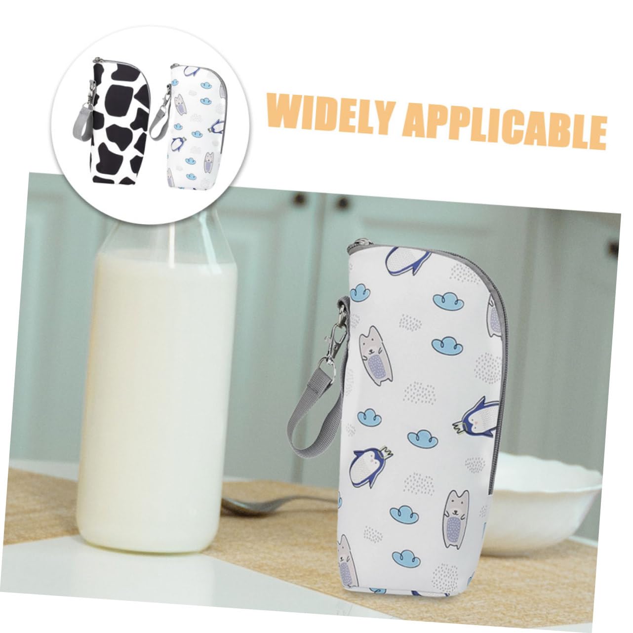 Toyvian 6piezas Bolsa Térmica Aislada para Biberones para Almacenamiento De Comida Infantil Portátil y Multiusos Mantiene Temperatura De Bebidas y Comidas para Mamás Movimiento