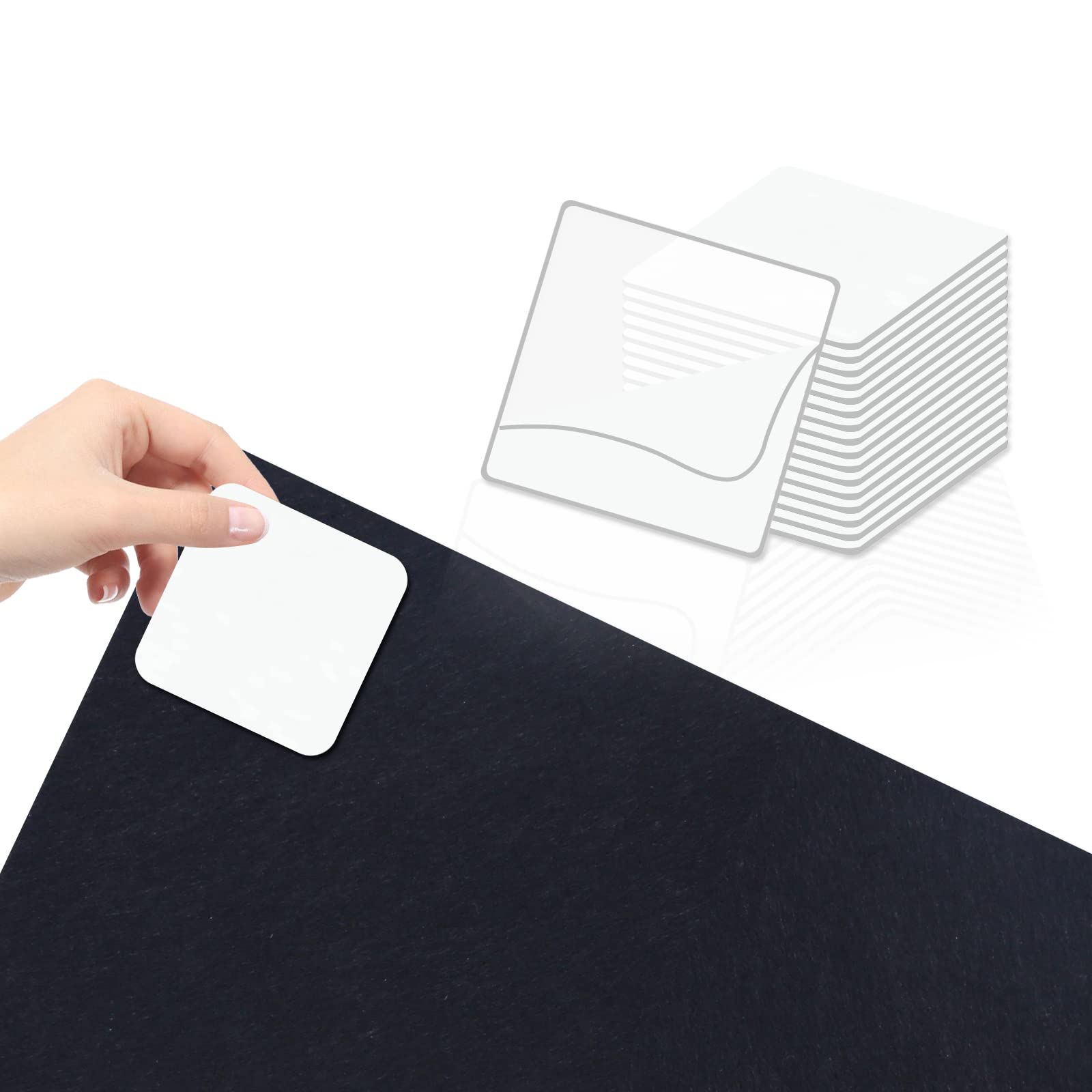 Buy Evenreach 60 Pack DoubleSided Acoustic Panel ing Squares,StudioGrade Nano Tape, Heavy Duty