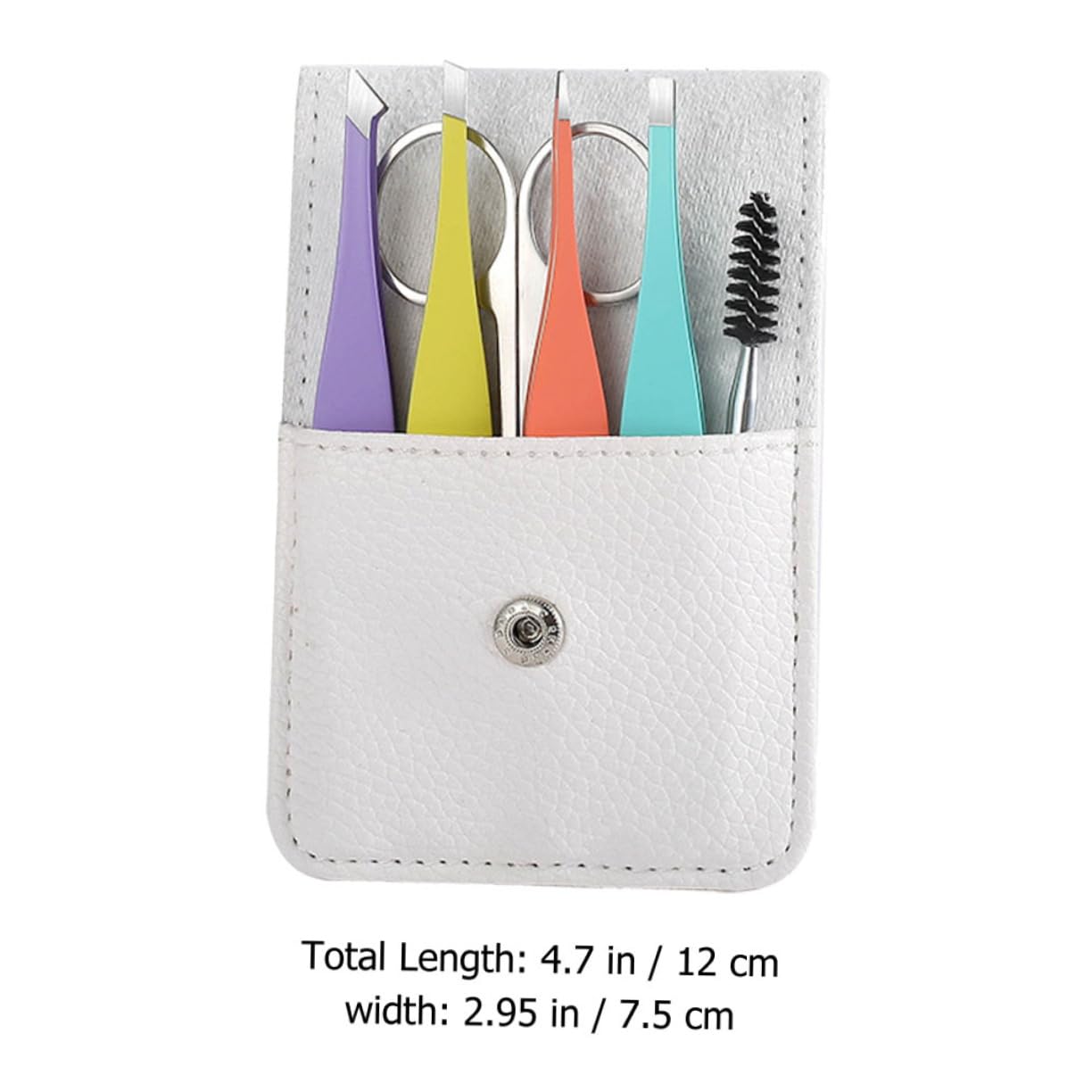 OUNONA 1Set Eyebrow Tweezers Kit for Precise Eyebrow Trimming Ergonomic Design for Easy Makeup Styling present for Friends and Family