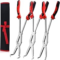 Vista 11 de Alicates de corte de alambre de doble pivote XL de largo alcance, cortadores laterales de doble articulación, alicates de corte de acción compuesta