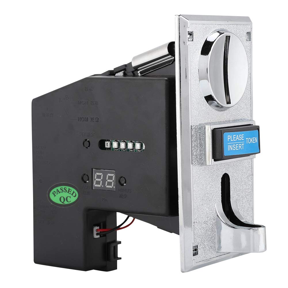 Monnayeur, machine à sous Fente multifonctionnelle intelligente pour monnayeurs multifonctions, sortie du signal de vitesse de pouls en 3 étapes, N.O.et commutateurs de sortie en N.C., applicable pour