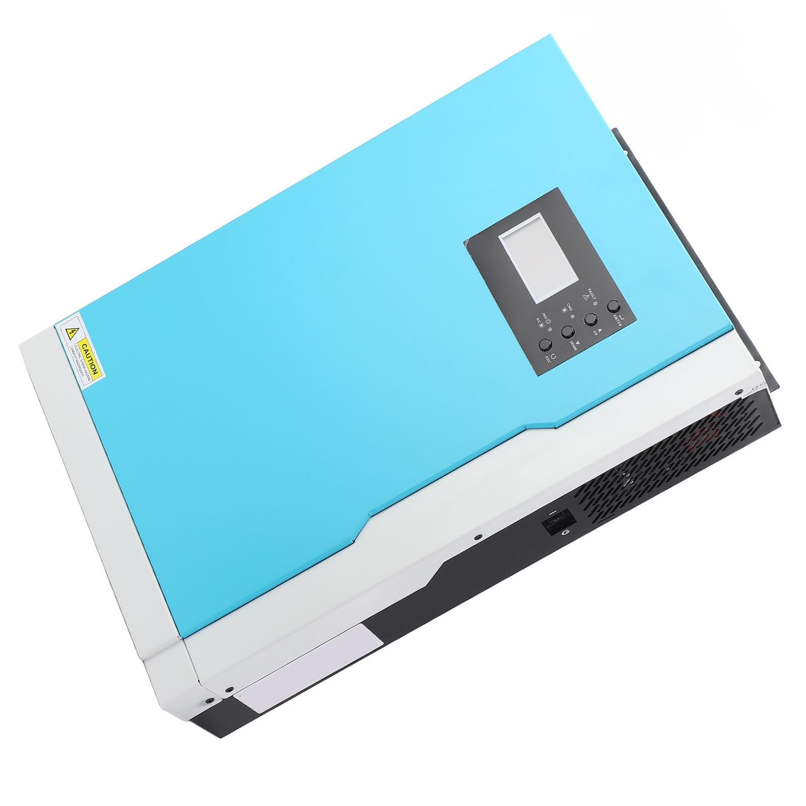 YWBL-WH Cargador Inversor Solar Inversor Híbrido de Onda Sinusoidal Pura 5500W 230VAC con Controlador MPPT LCD Acero Laminado en Frío de Alta Frecuencia para el Hogar RV Carport Energía Solar