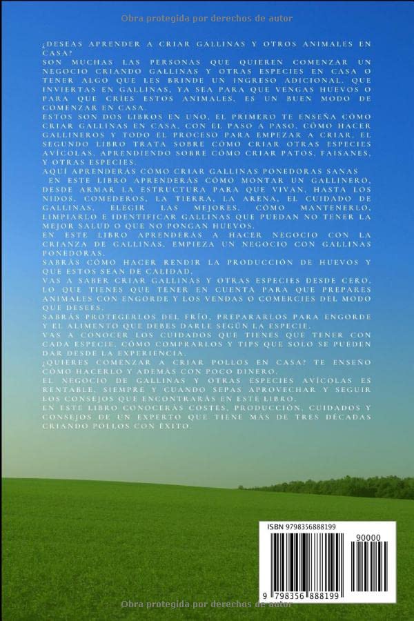 Miniatura 2 de 2 libros en 1 Cómo criar gallinas y otras especies avícolas en casa Guía para cuidar gallinas y otras especies desde cero, tener gallineros ...
