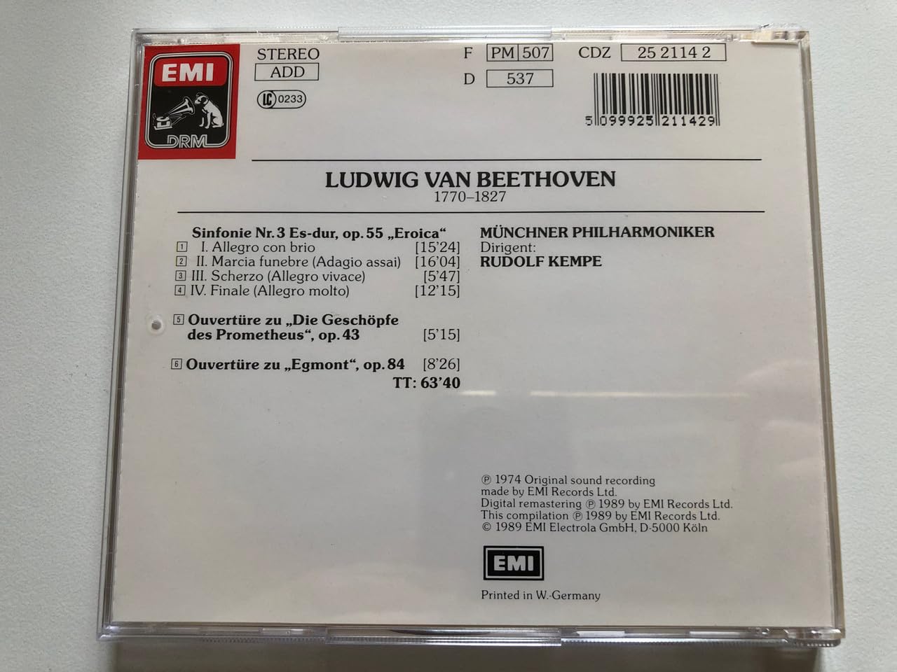 Sinfonie No.3 Eroica Beethoven