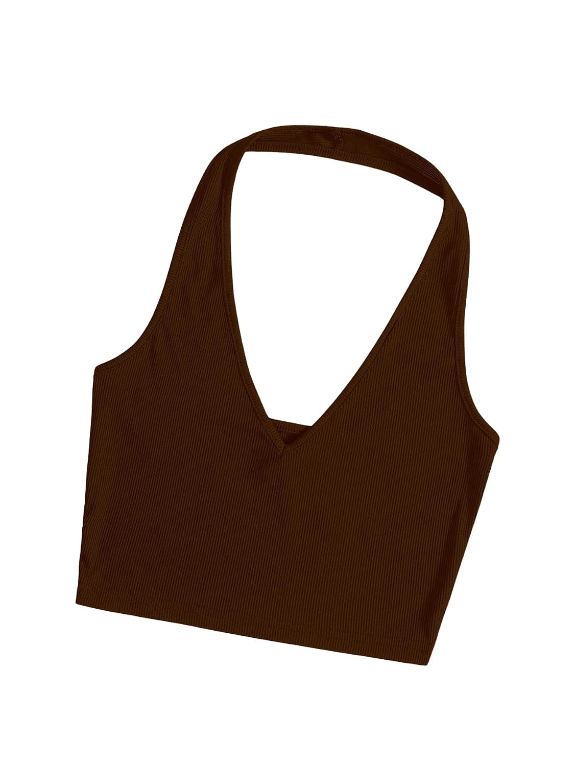Aahwan Solid Fitted V-Notch Halter Neckline Crop Top for Women's & Girl's - Review, Price and Buying Guide