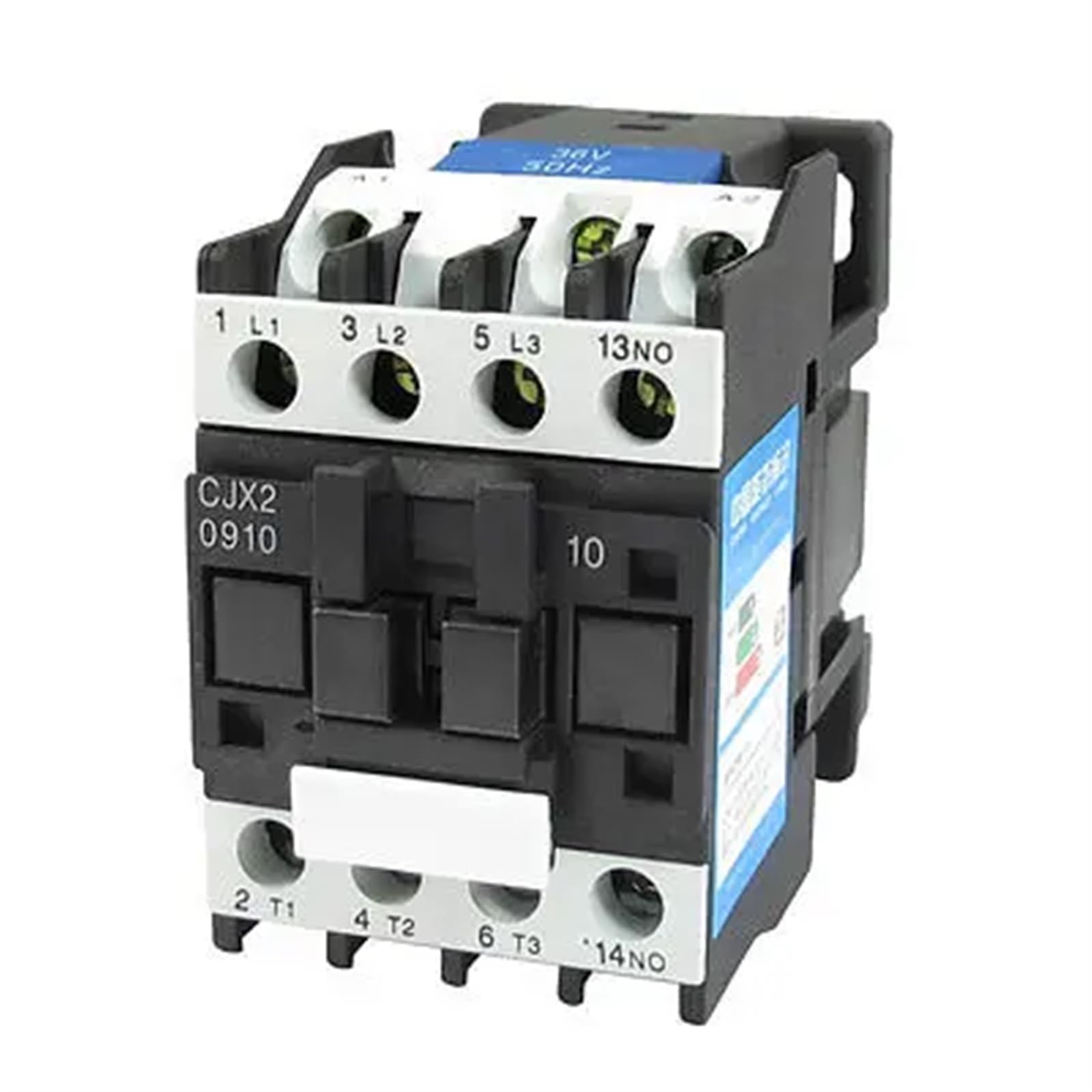 AERBNYEQP CJX2-0910 660 Ui 20A LTH 3 Poles NO 35mm DIN Rail AC Contactor 36V Coil