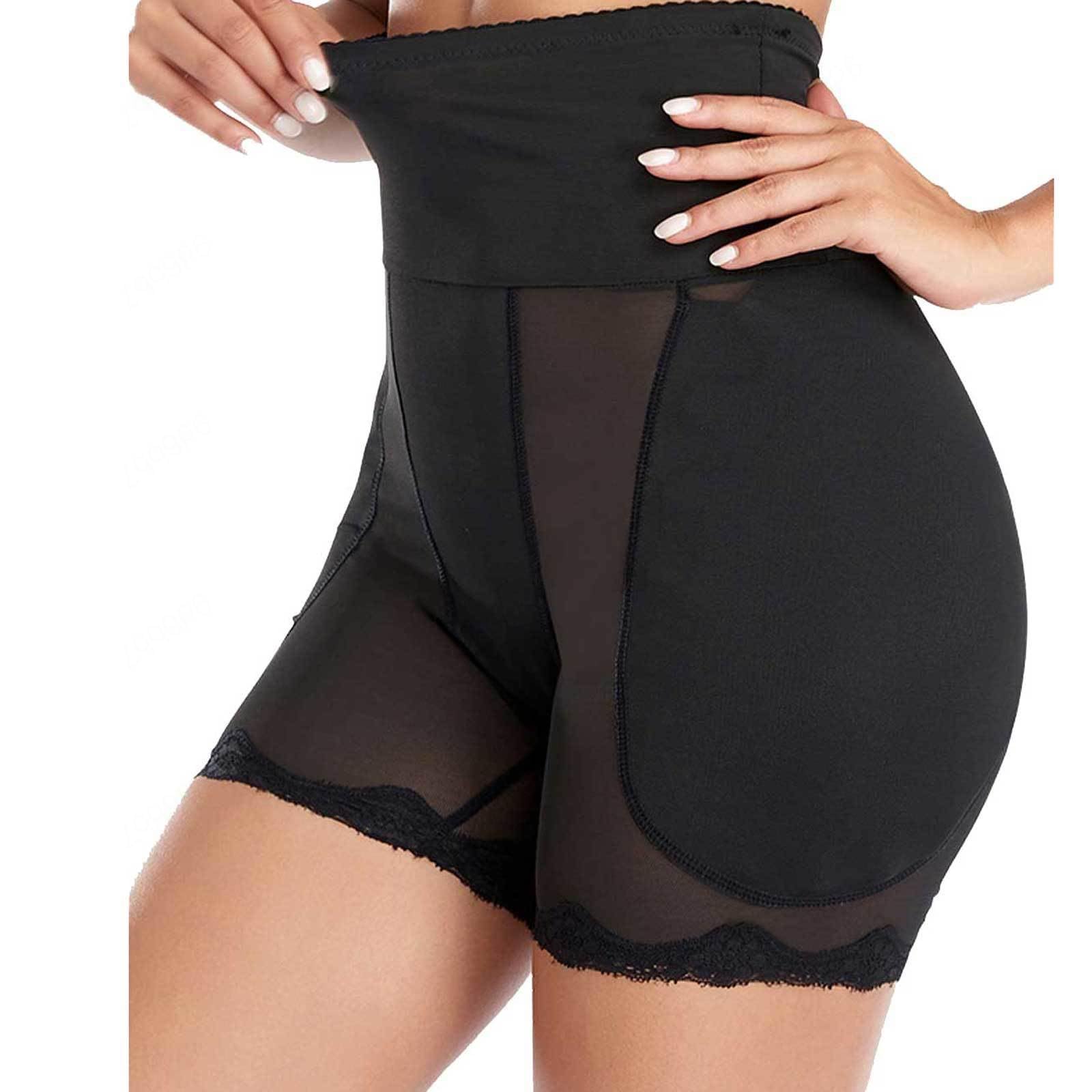 Women Shaper Tummy Control Butt Shapewear Fake HIPS Bum Lifting Underwear Black X