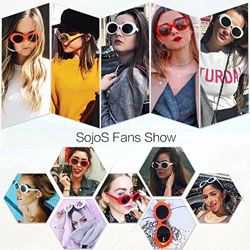 SOJOS-Clout-Goggles-Oval-Mod-Retro-Vintage-Kurt-Cobain-Inspired-Sunglasses-Round-Lens-SJ2039