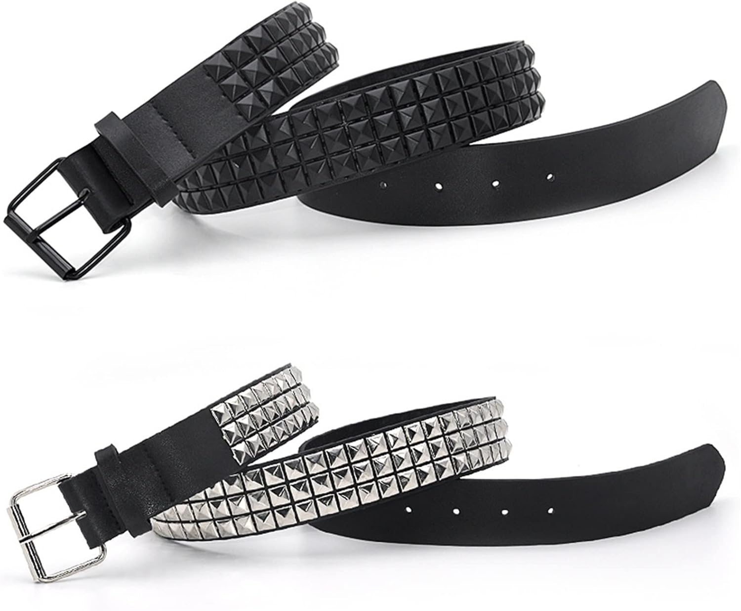 Fashion Rivet Belt Men Women Studded Belt Punk Rock With Pin Buckle Hardware Jeans Designer Female Waist Belts 1Pcs
