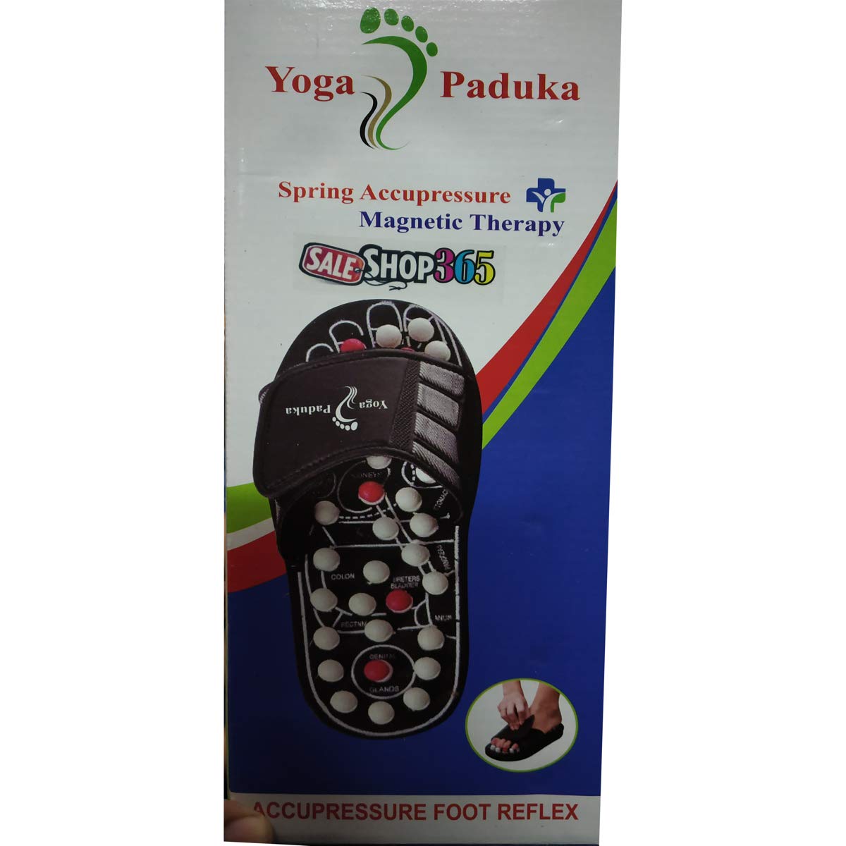 saleshop365 Yoga Paduka/Acupressure Sandals/Foot Massager Slipper/Acupressure Foot Relaxer/Rotating Acupressure Foot Slippers for Men & Women (Free Size) 4