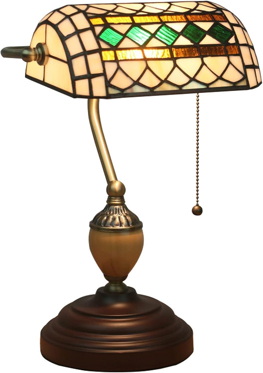 Table Lamp Bankers Green Restaurant Light for Tiffany Banker Desk Lamps(7)