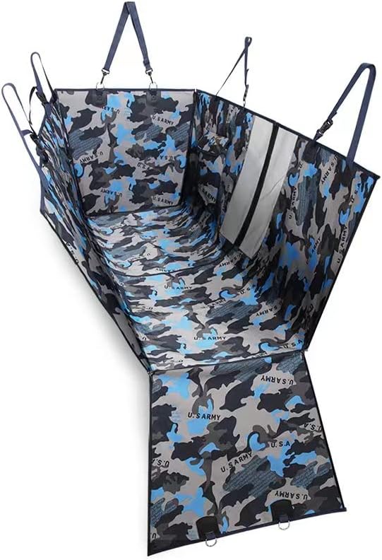 Alfombrillas de coche para mascotas, ventilación separable, resistencia a la suciedad, cojín para asiento trasero, suministros para mascotas, color