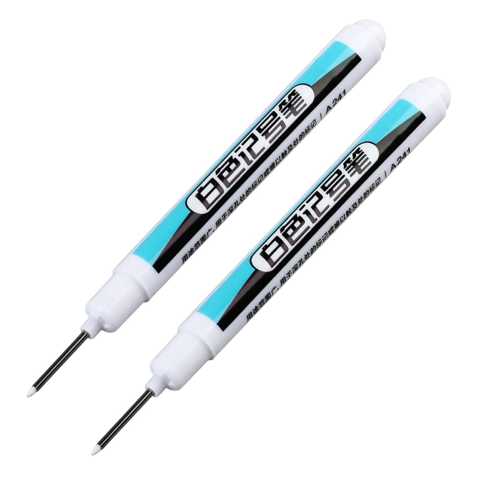 Rotuladores permanentes blancos, punta fina de 0.7 mm, impermeables, a base de aceite, tinta de secado rápido para cerámica, piedra, lienzo, metal, madera, roca, plástico, cuero, vidrio, ropa