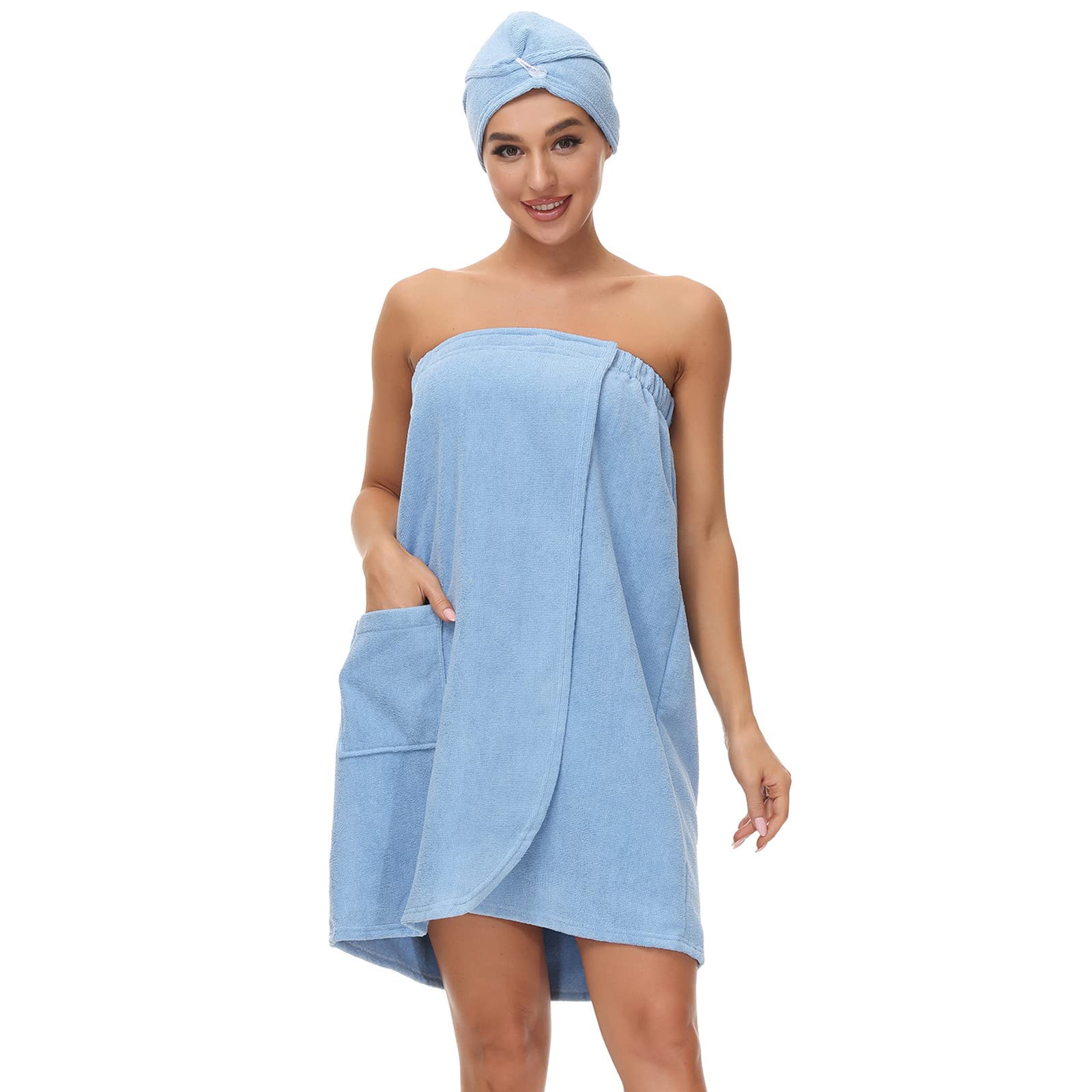 Cotton Towels Shower Wrap Towel Woman Women Bath Wrap Hair Towel, Soft Towels, Super Absorbent To Quick