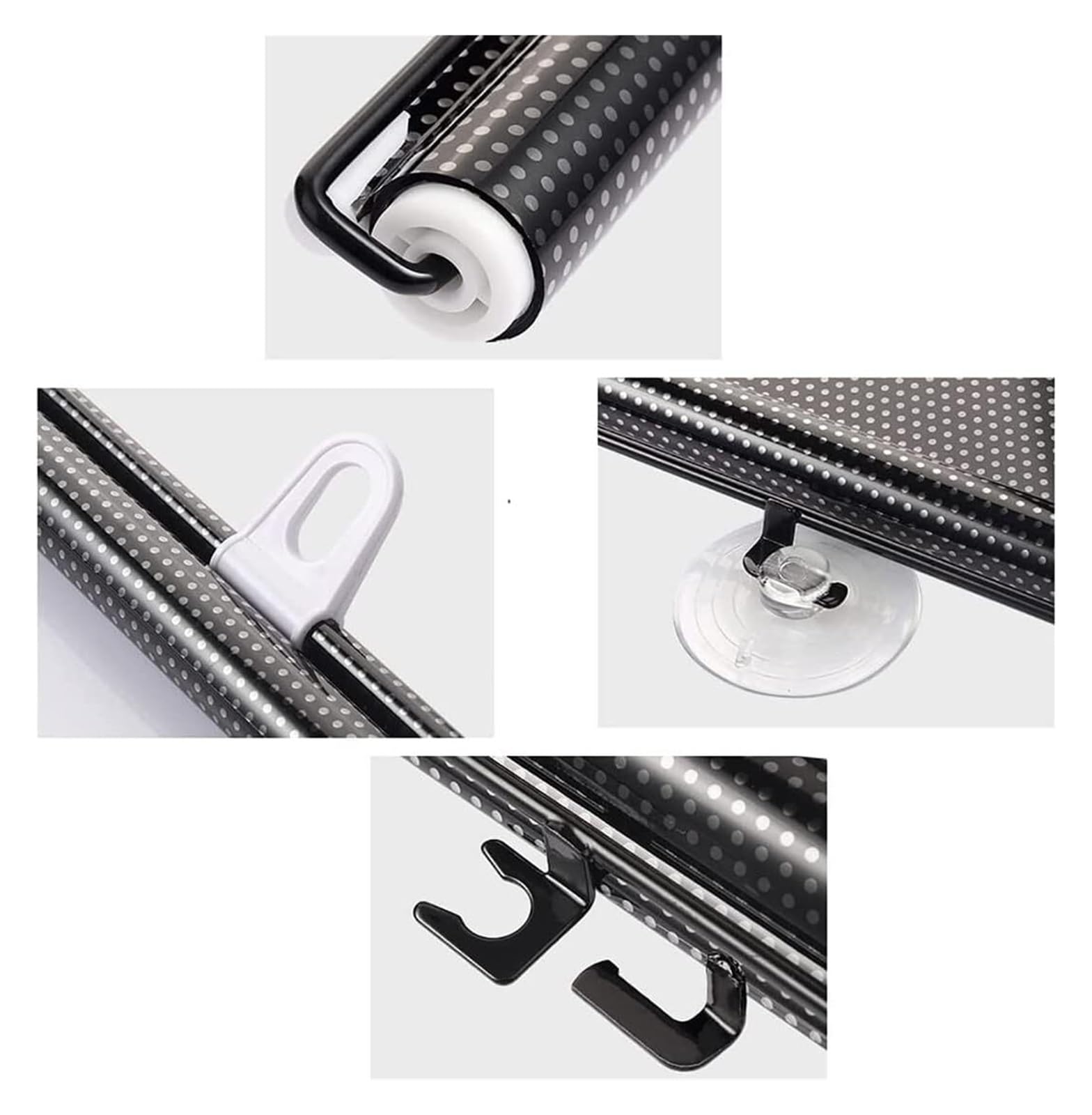 Tenda parasole portatile, oscurante, per soggiorno, cucina, auto e bagno (68,1 x 125 cm), facile installazione, regolabile, versatile