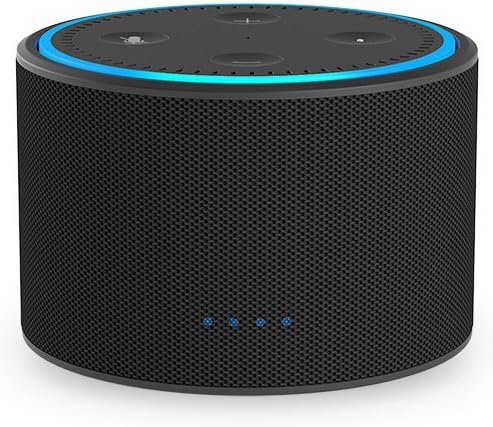 DOX Portable Battery Base for Amazon Echo Dot Black/Carbon