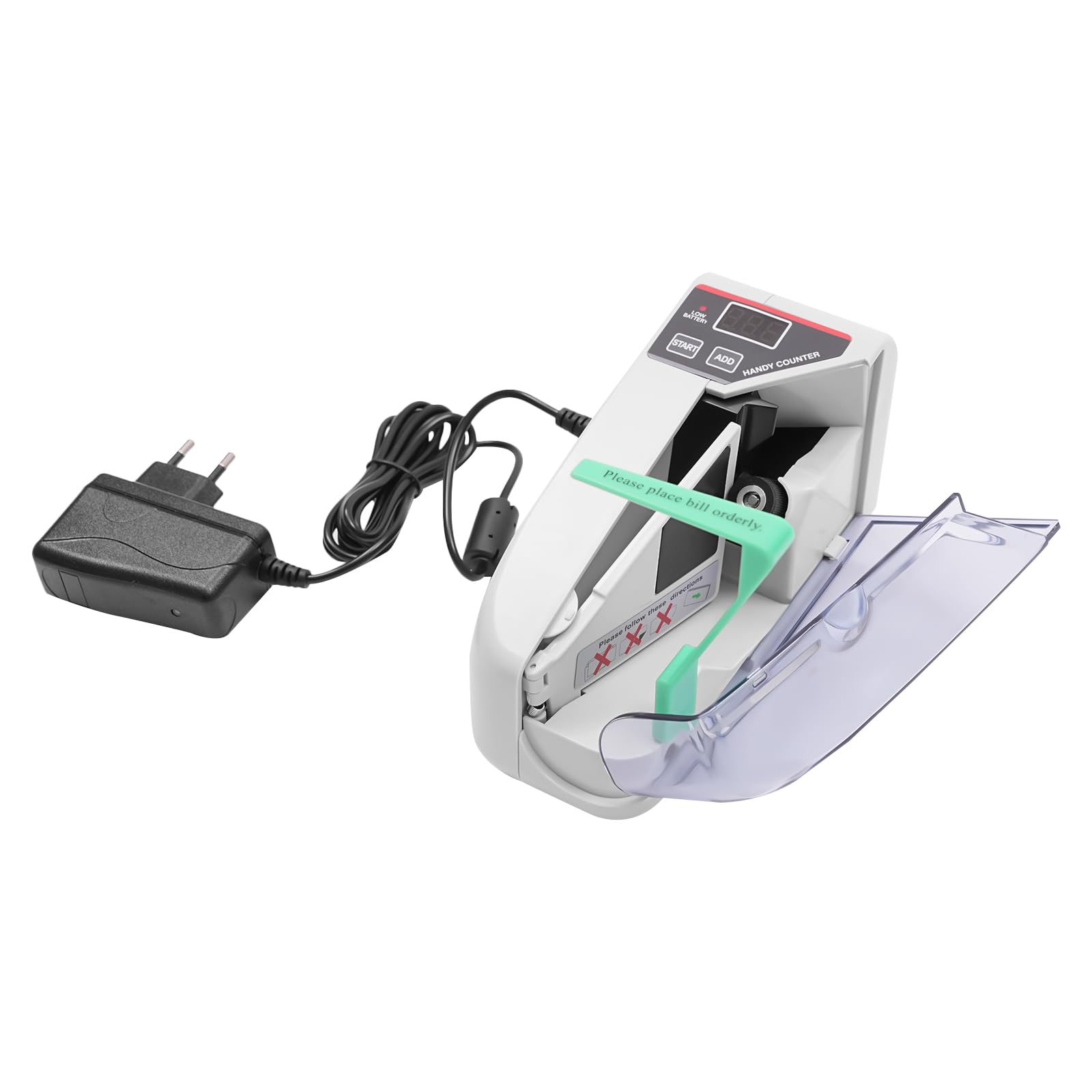 Contapoldi portatile, contatore banconote conta banconote assortite Compatto e veloce, contando denaro macchina contatore banconote 600 banconote al minuto