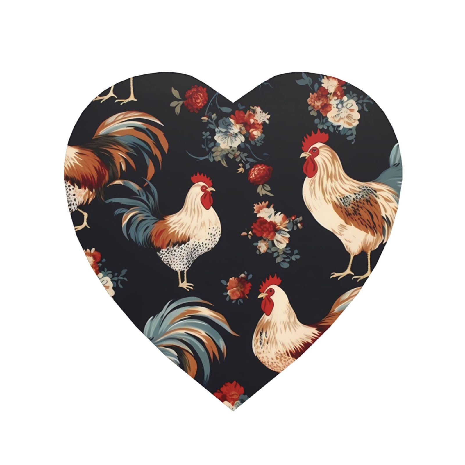 French Roosters Fridge Magnets Cute Strong Refrigerator Magnets Fun Magnet for Locker Office Whiteboard Decor, Door Magnets Decorative Magnetic Stickers for Home Decor