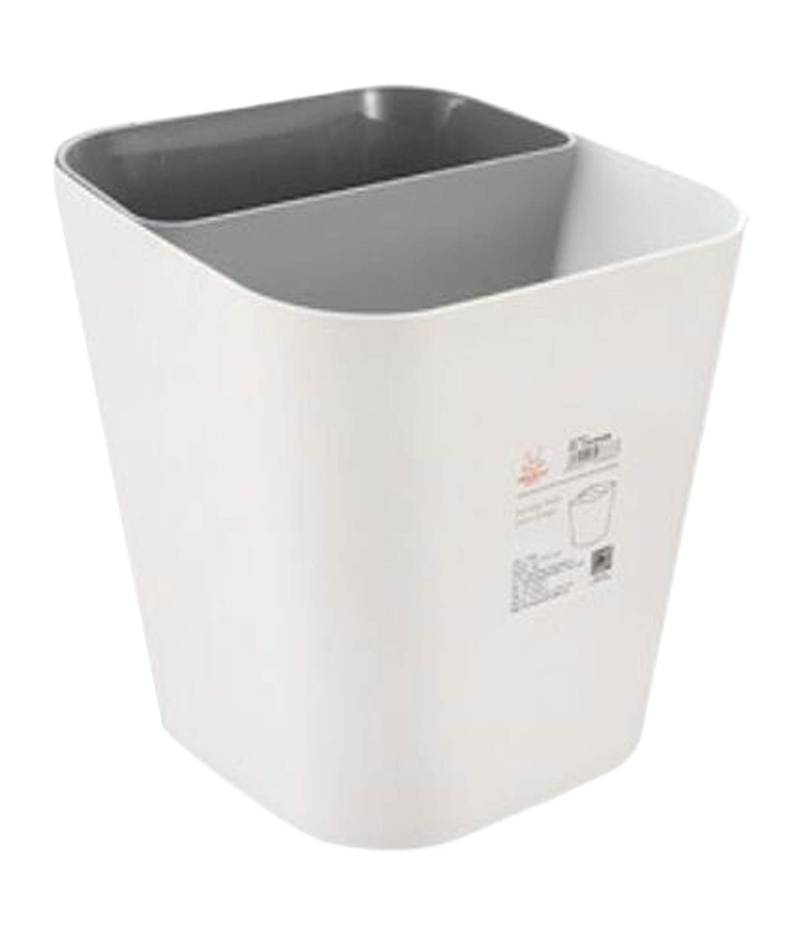 Amazon｜ふく福 プラスチック2分別ゴミ箱 分別 ダストボックス 小さい