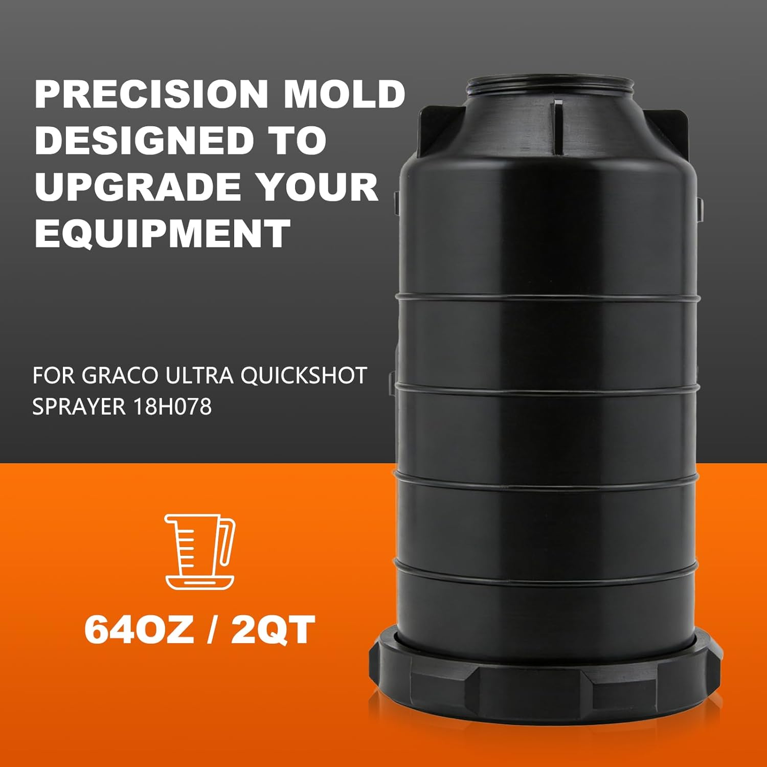 64OZ Paint Container Upgrade Replacement Cup for Graco Ultra Quickshot Airless Sprayer 18H078