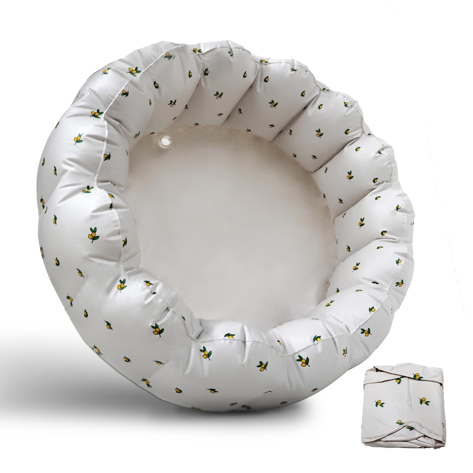 Piscine gonflable 90 cm en PVC - Jolie piscine gonflable - Baignoire gonflable - Douche pour l'extérieur, la maison, le balcon, les fêtes aquatiques d'été