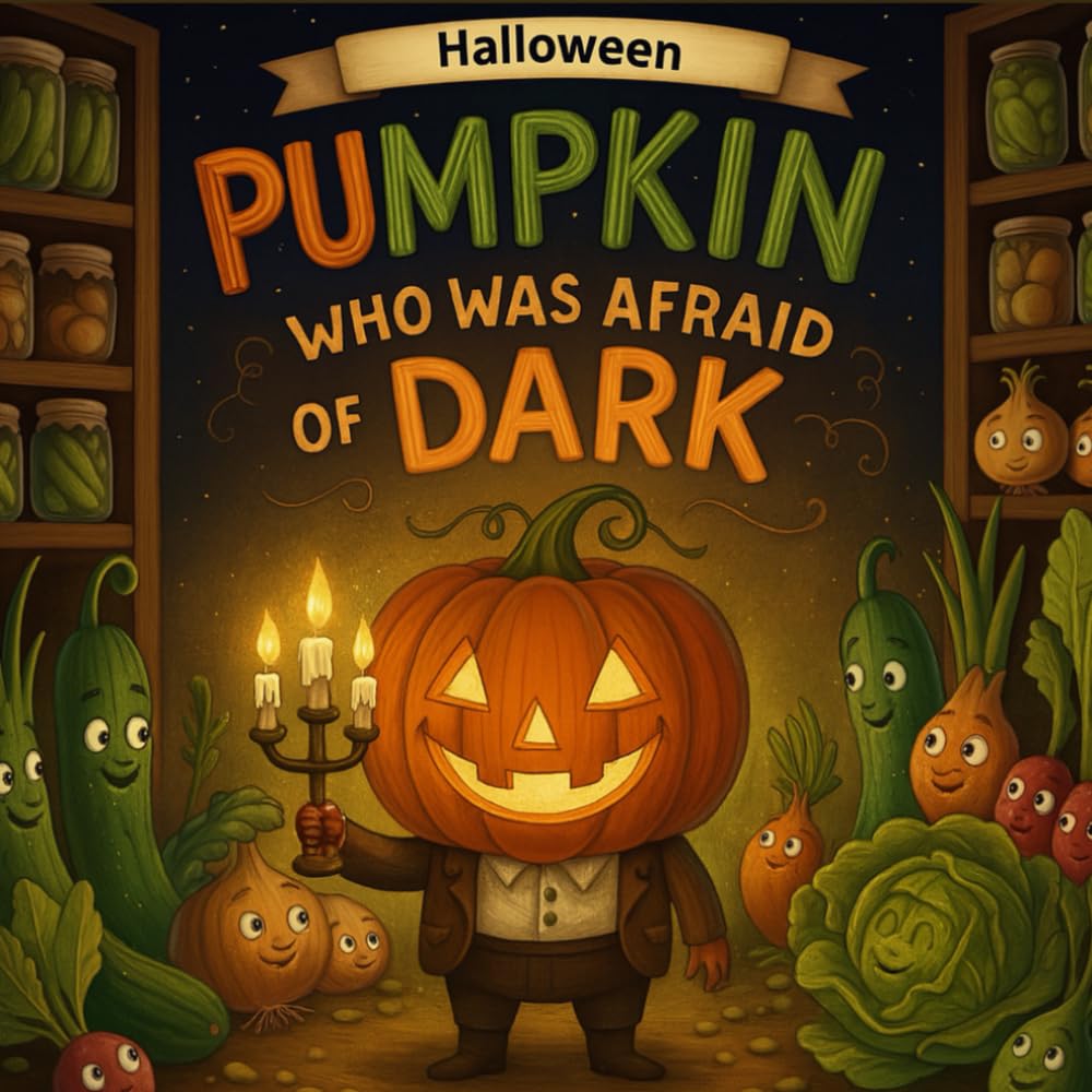 Pumpkin Who Was Afraid of the Dark: Adventures from the Vegetable Patch, Tiny Tales from the Garden of Shadows, Where Pumpkins Dream and Cabbages Plot, Preschool Kindergarten Activities,
