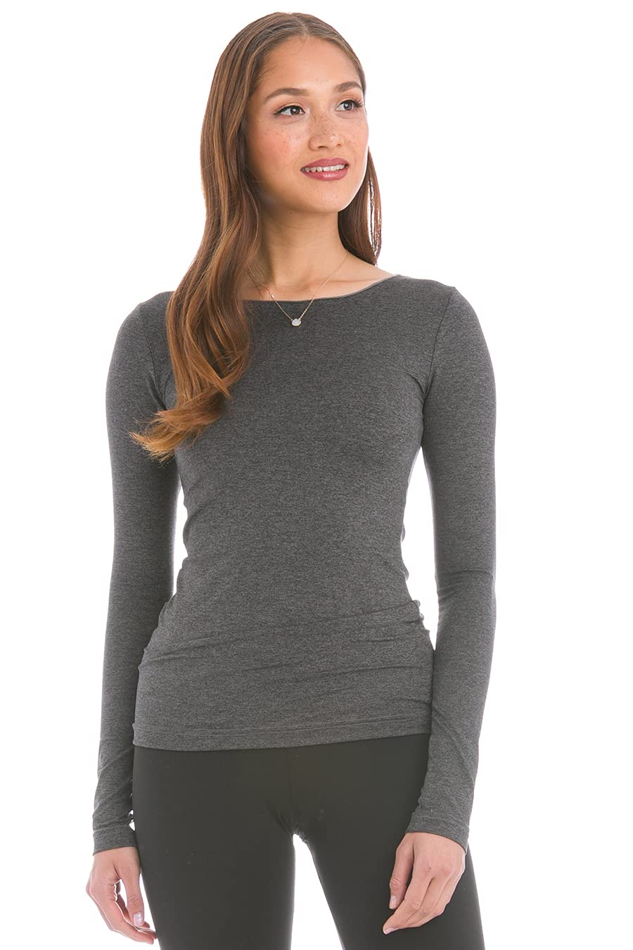 Women's Brushed Jersey Long Sleeve Classic Performance T Style BRUS19