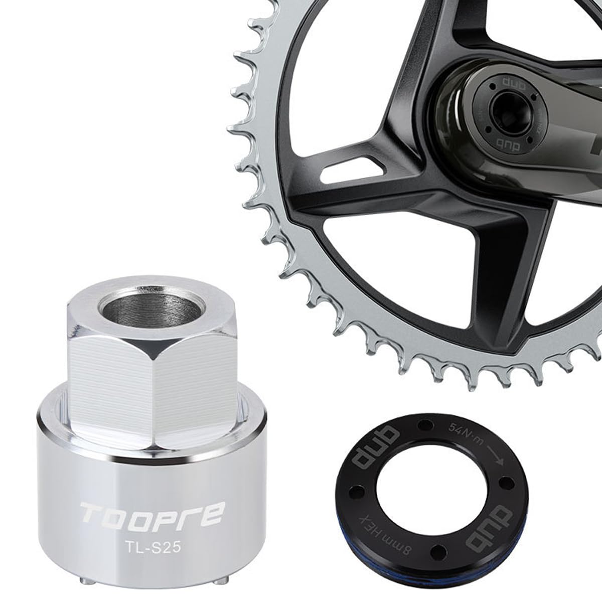 HOUSON Bicycle Crank Cover disassembly Tool, Crank Cover Remover Dub Bicycle Tool for S-RAM Dub BB30 - Image 2