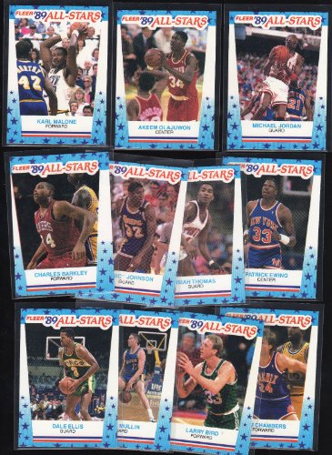1989 / 1990 Fleer Basketball Series Complete Mint Hand Collated 168 Card Set Plus The 11 Card Sticker Set; It Was Never Issued In Factory Form. Loaded With Stars, Rookies And Hall Of Famers Including Michael Jordan's 4Th Year Card, Larry Bird, Kevin Mchale, Robert Parish, Dennis Rodman, Scottie Pippen, Magic Johnson, David Robinson And Many Others! #TOP3