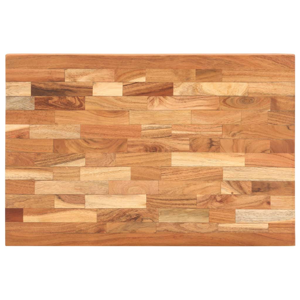 Generisch Hackblock 60x40x4 cm Akazie Massivholz,Heim Garten,Küche Esszimmer,Küchenhelfer -utensilien,Schneidebretter-286570