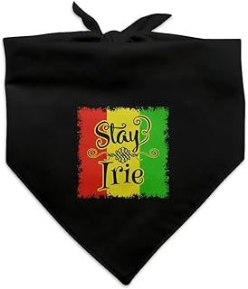 Stay Irie Rastafarian Flag Dog Pet Bandana