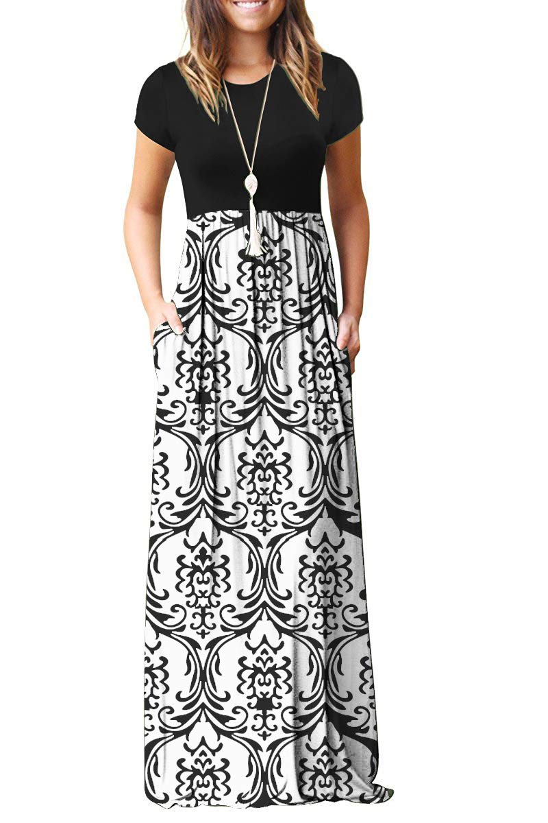 Black And White Long Dresses The Dress Shop