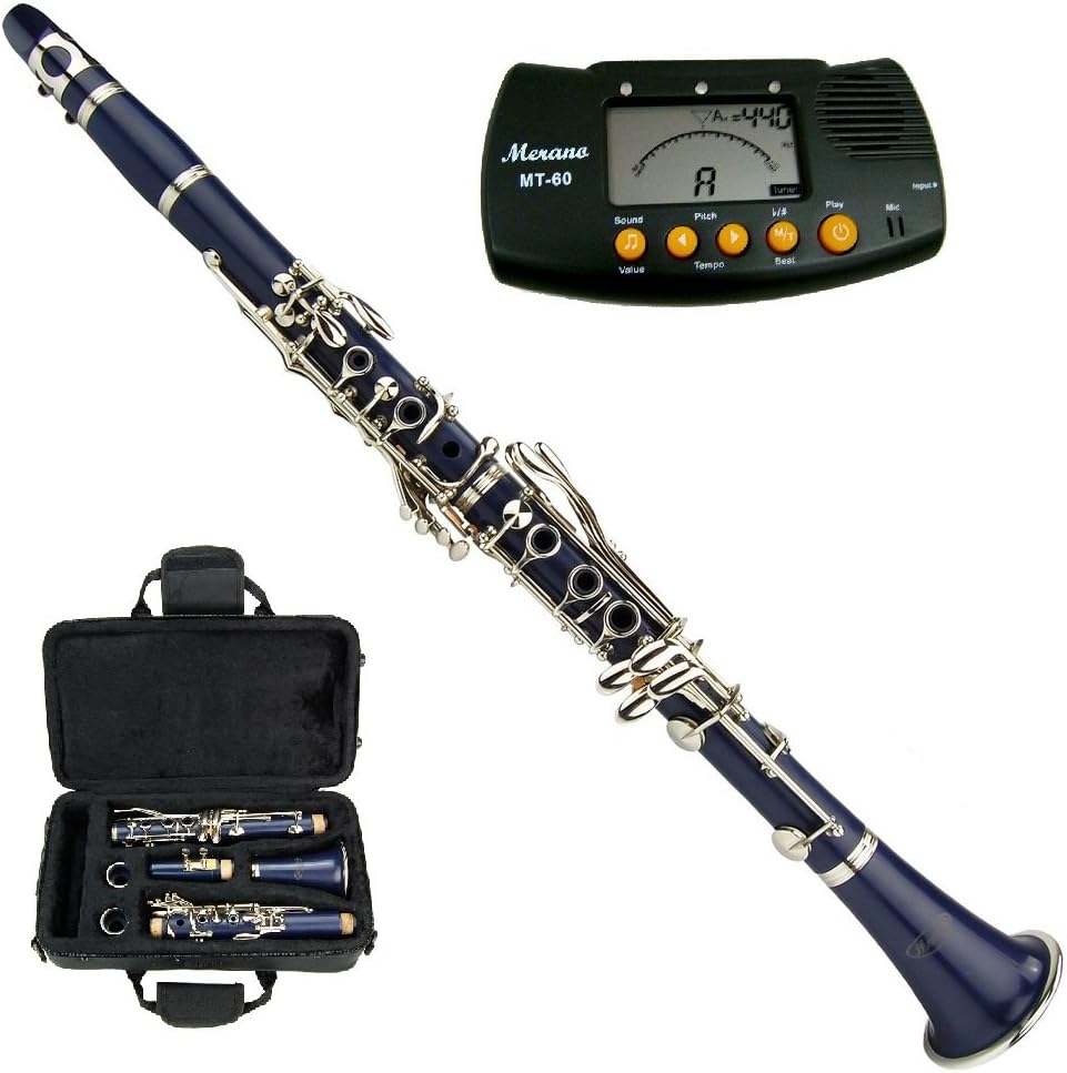 B FLAT BLUE ABS WITH CASE + FREE MERANO METRO