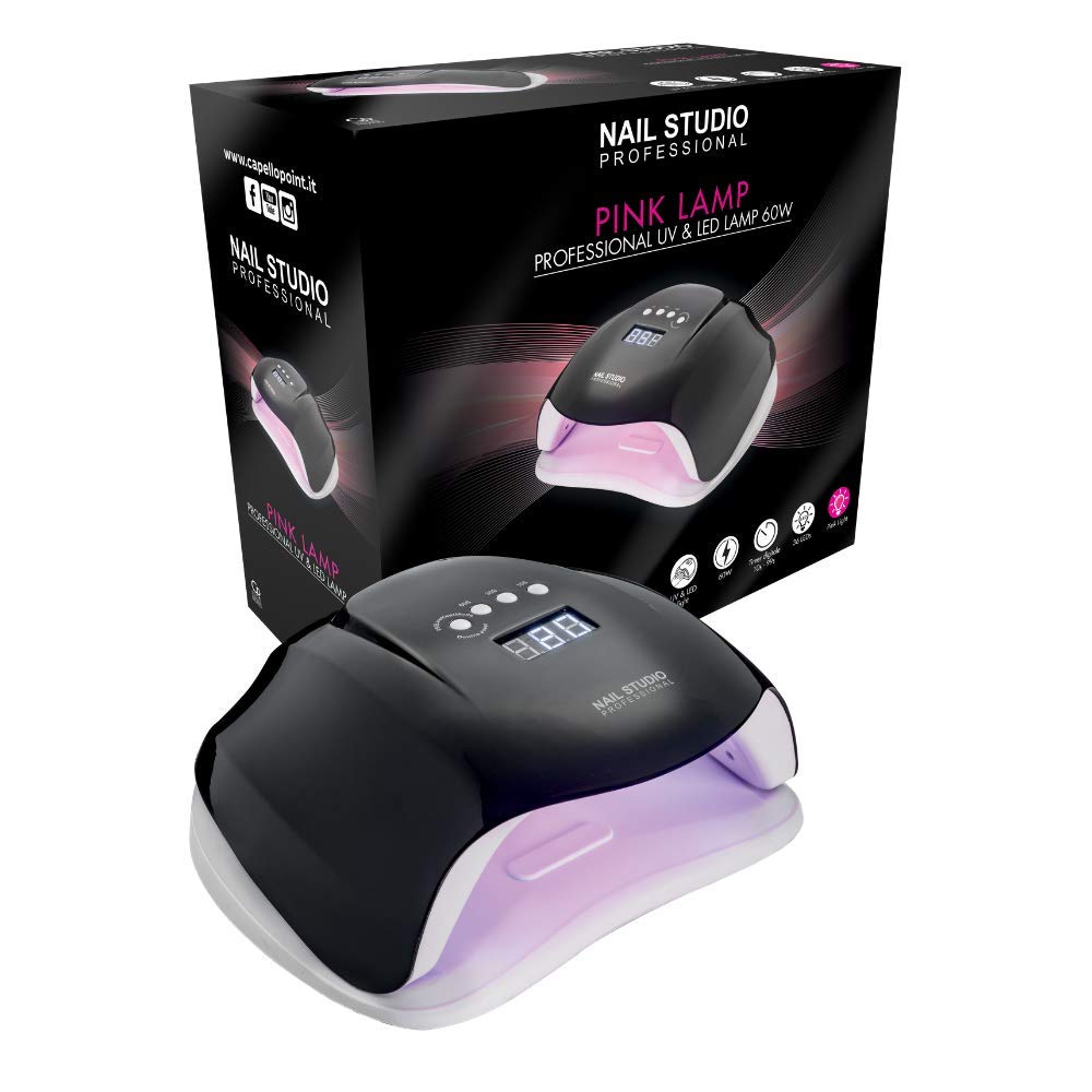 Capello point Nail Studio Professional Lampada 60W Luce Rosa