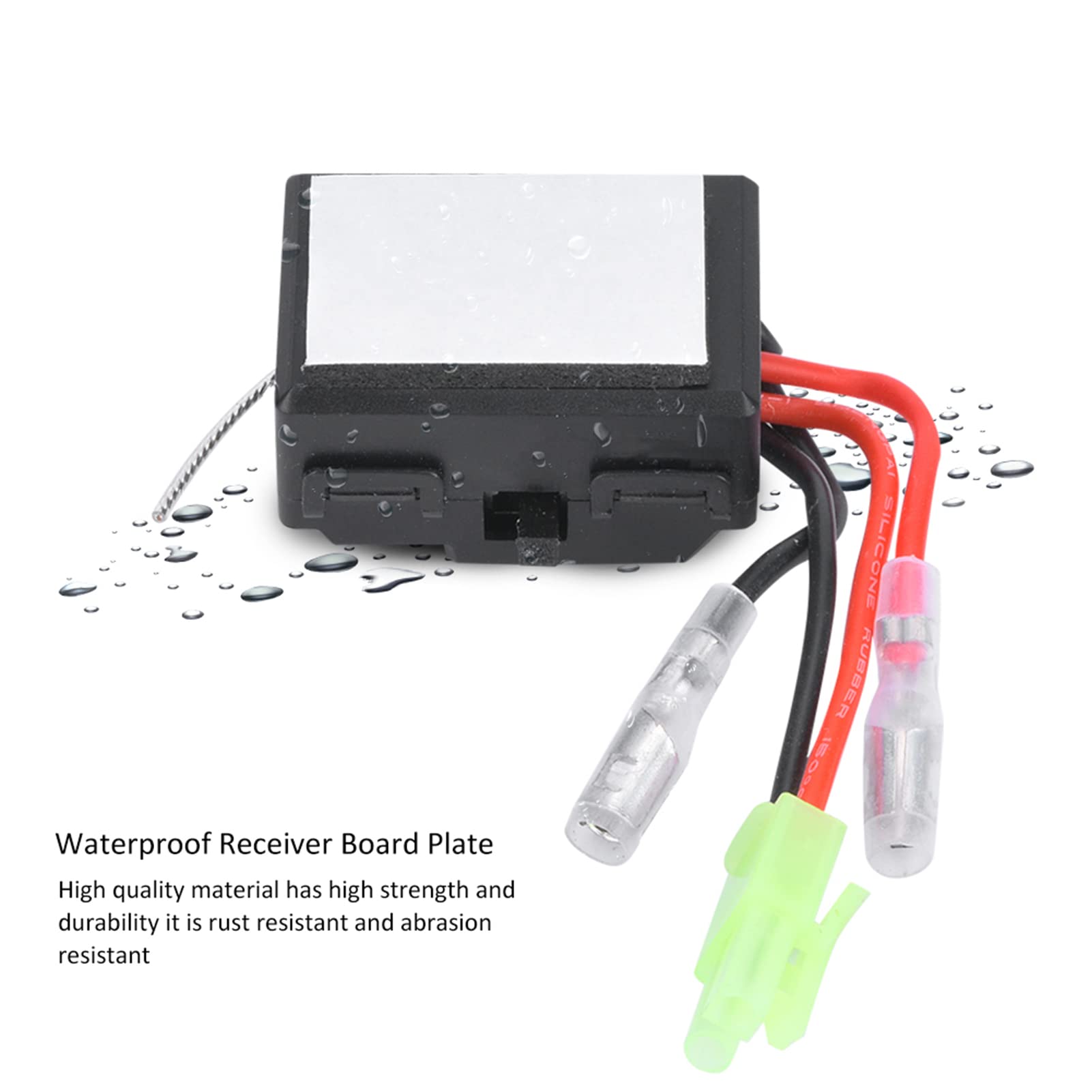 NDNCZDHC RC Waterproof Receiver Board, Remote Control Truck Receiver Board Upgrade Parts for 9300-9304 1/18 Model Car