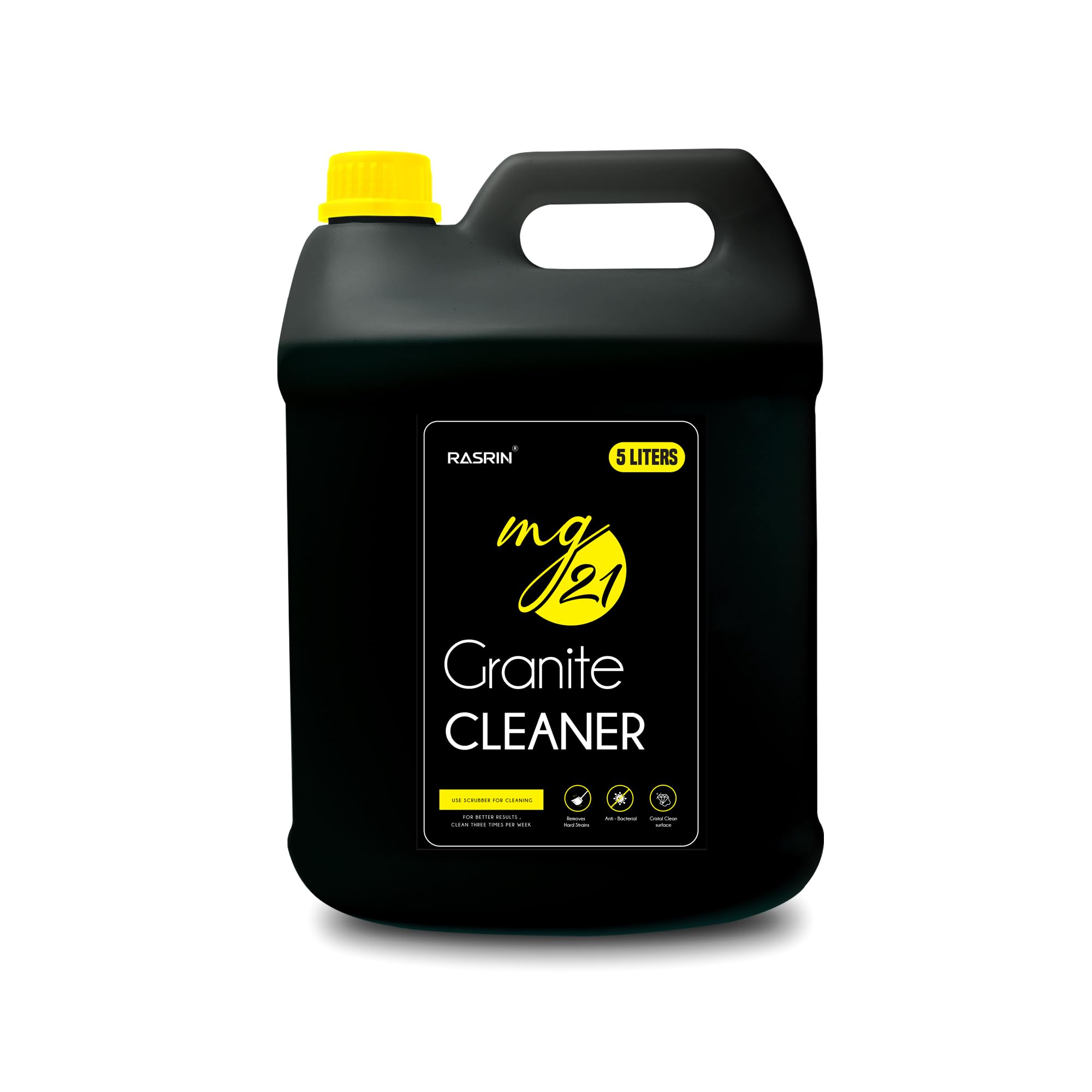 RASRIN Granite Cleaner | Ideal for Granite Stone Corian Top & Tile | Granite Floor Cleaner Liquid | Help to Remove Stains Grease Grime Water Spots Fingerprints Smudges (5 l) (B0B53PW8HB) Amazon Price History, Amazon Price Tracker