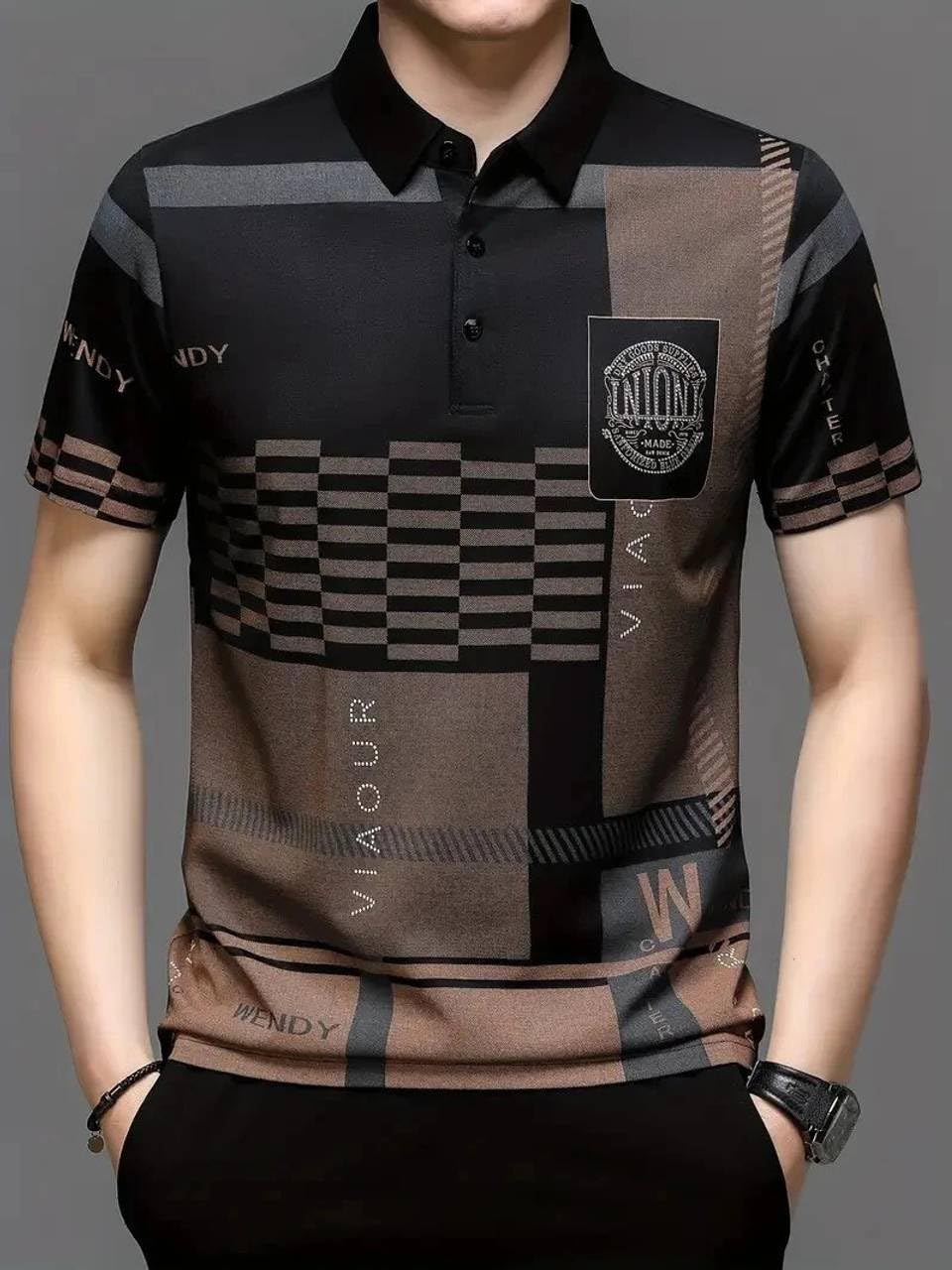 Printed polo t-shirt this polo offers a perfect fit that flatters all body types while ensuring all-day comfort Men's Cotton Rich Solid Polo Tshirt | Collar Tshirts | Half Sleeves | Plain-Regular Fit