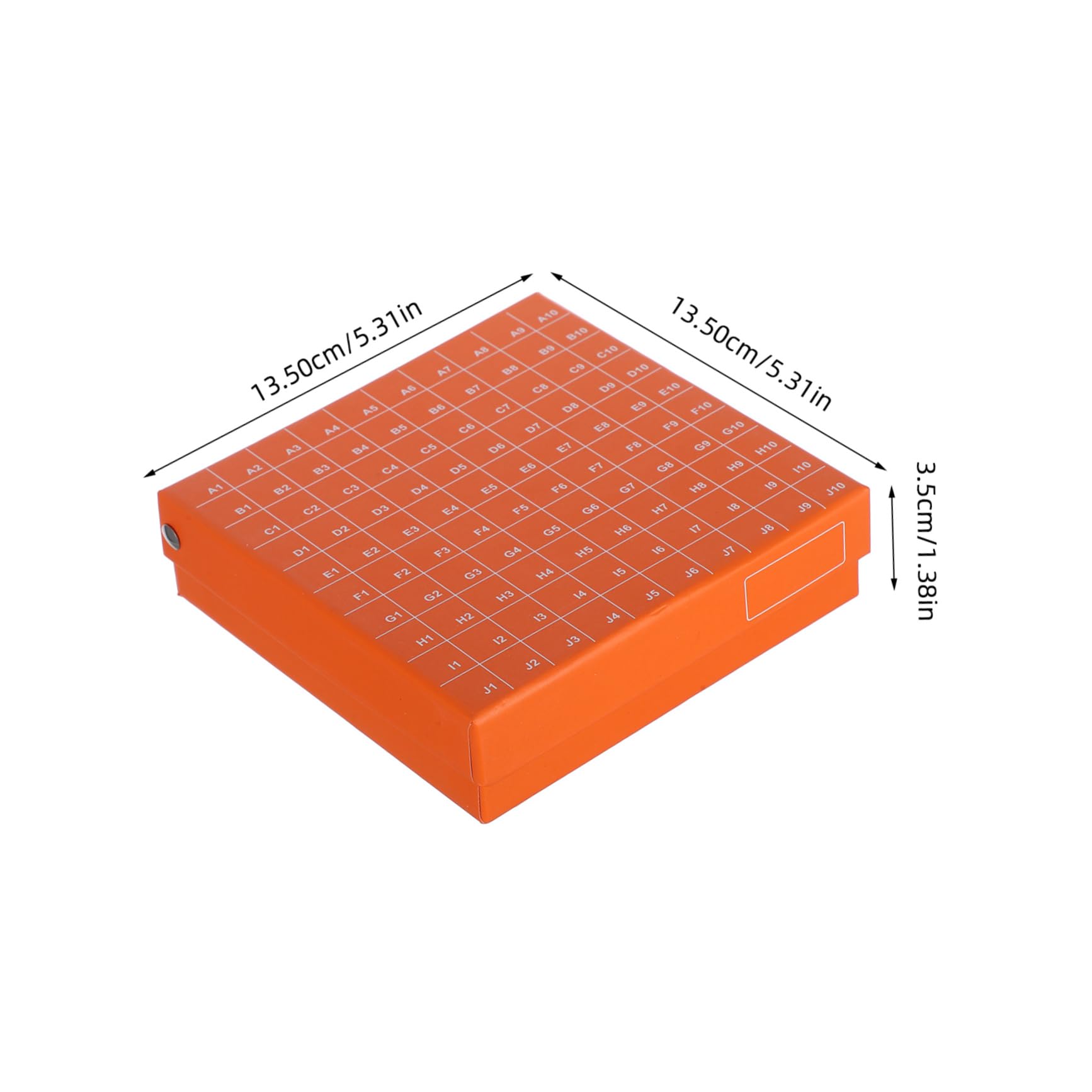 KICHOUSE Efficient Lab Freezer Box Tube Racks Case Conical Centrifuge Tubes Storage Paper Freezer Sample Tube Holder