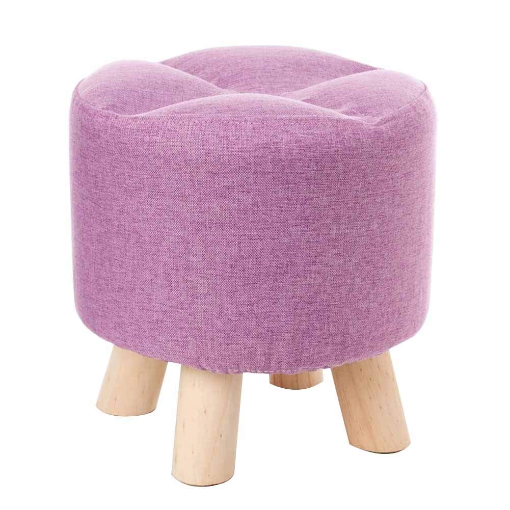 Repose-pied petit marchepied bois massif pouf salon NMDCDH 2 tailles