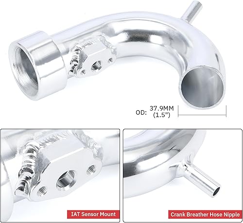 Miniatura 3 de PTNHZ 1,49" relación del kit de admisión de aire de inducción de alimentación fría para 14-20 Honda Grom 125 MSX125