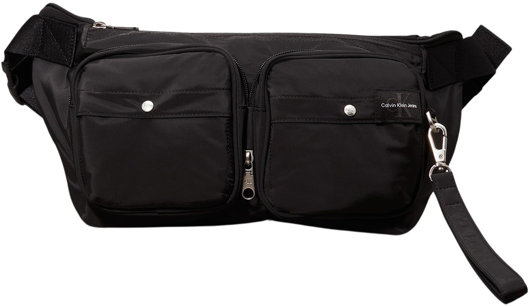 Calvin Klein Uomo Borsa a Tracolla Packable Messenger Sling 2-in-1 Ripiegabile