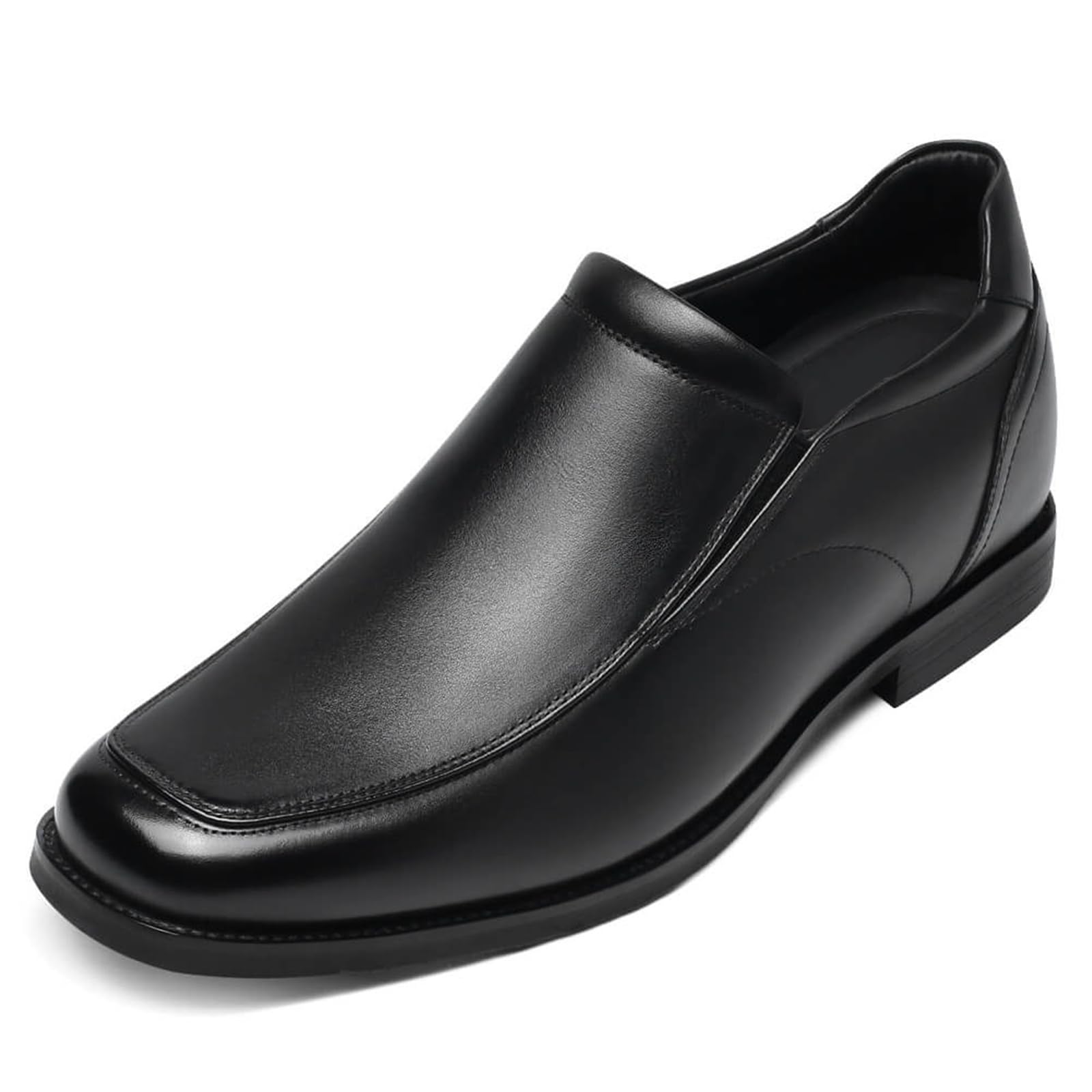 Men's Casual Elevator Shoes Invisible Height Increasing Elevator Genuine Leather Sport Lifting Shoes Casual Dress Shoes