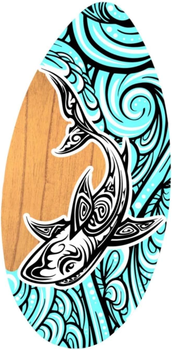 SIMPLETEK - Skimboard Tavola da Surf per Bambino 89 x 50 cm 680 grammi Spiaggia Gioco Bambini Sport Acqua Mare