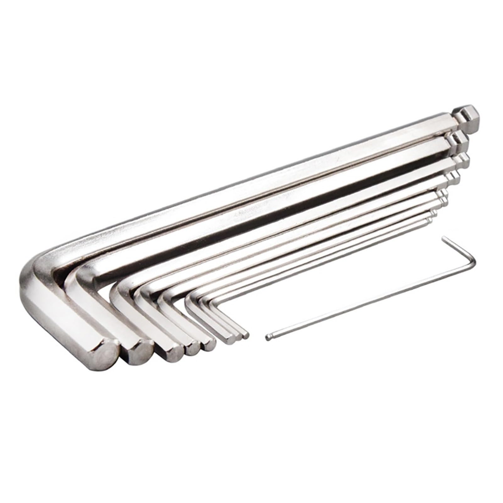 Hnulgvi One Color Type Hexagonal Spanner With Flat Head 1Pc L Shape Allen Ball Point End Long Arm Hex Key Wrench Metric(14Mm)