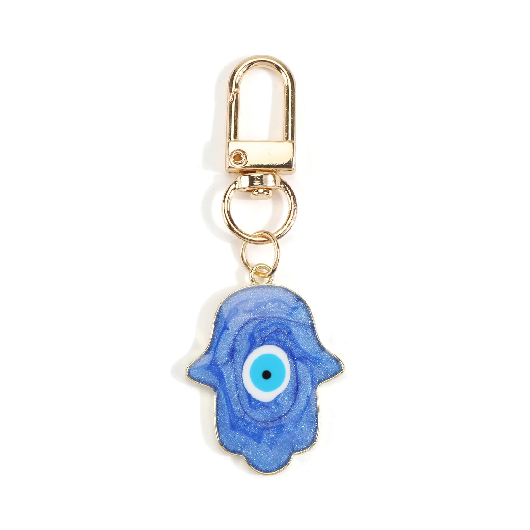 Evil Eye Keychain Hamsa Keychain Hand Bag Charms Evil Eye Gifts for Women Birthday Christ…