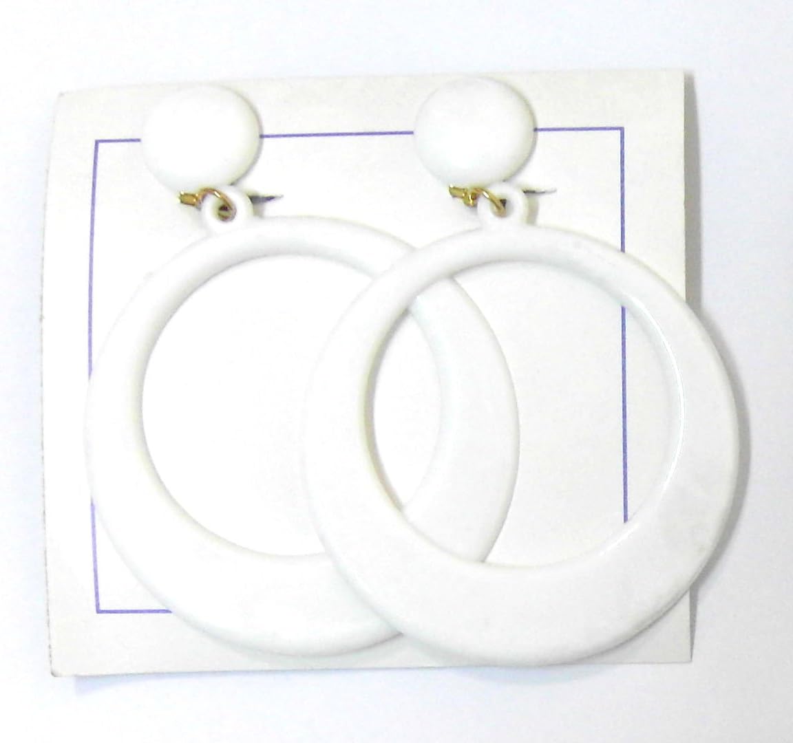 Flamenco Earrings White